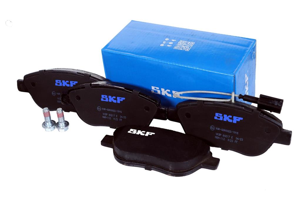 Jeu de 4 plaquettes de frein SKF ref. VKBP 80217 E